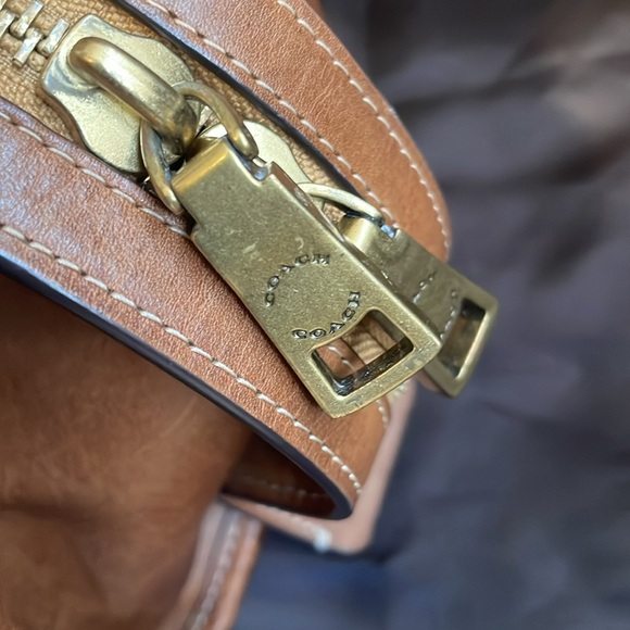 COACH X KŌKI Rogue 25 Natural Leather With Daisy Japan Limited W/ dustabg - Picture 8 of 15